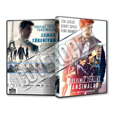 Görevimiz Tehlike Yansımalar - Mission Impossible Fallout 2018 Türkçe Dvd Cover Tasarımı